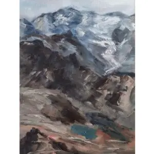 alp languard im engadin oil painting (40x50 cm)